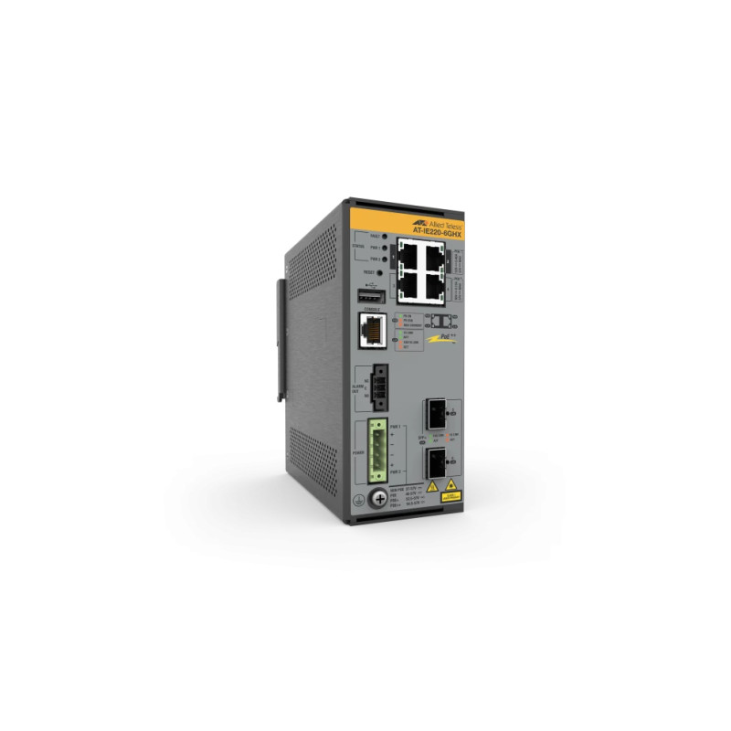 Allied Telesis 990-007874-80 AT-IE220-6GHX-80, Gestionado, L2, Gigabit Ethernet (10/100/1000), Bidireccional completo (Full