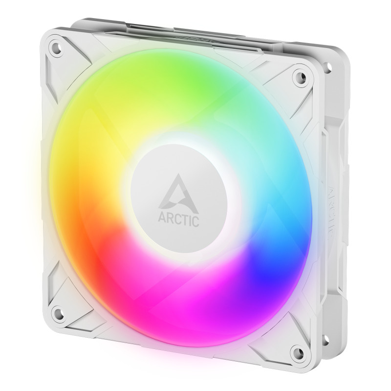 ARCTIC ACFAN00311A Freezer P12 Pro A-RGB (White), Ventilador, 12 cm, 131 m³/h, Blanco