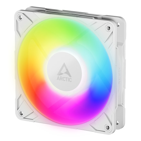 ARCTIC ACFAN00311A Freezer P12 Pro A-RGB (White), Ventilador, 12 cm, 131 m³/h, Blanco