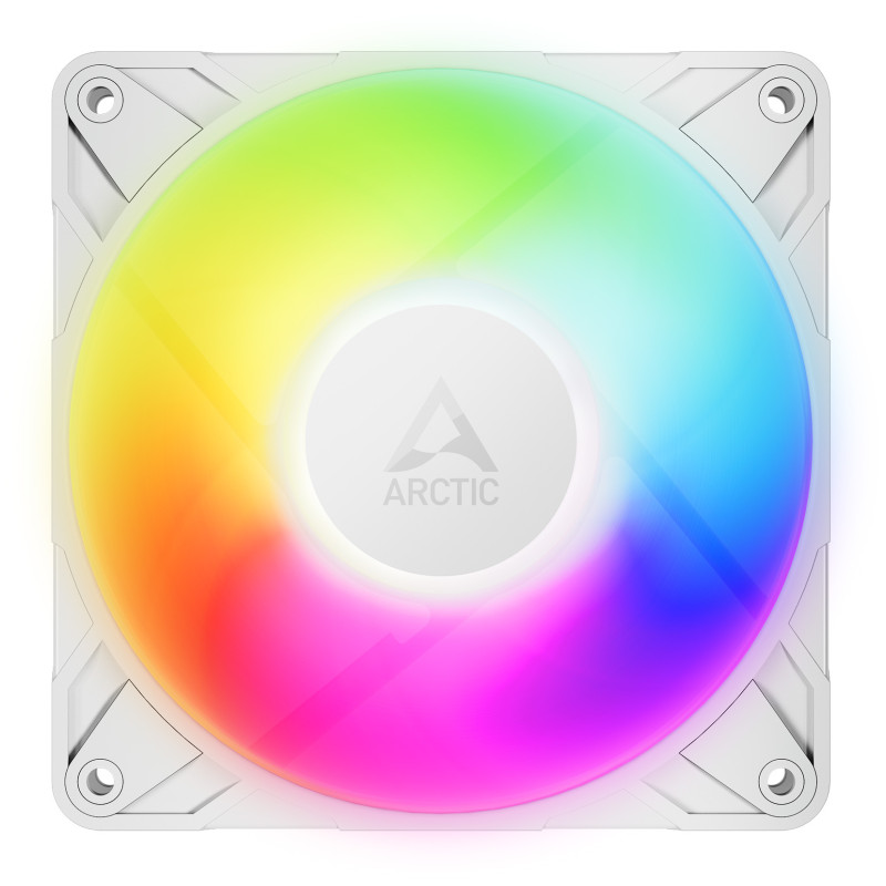 ARCTIC ACFAN00311A Freezer P12 Pro A-RGB (White), Ventilador, 12 cm, 131 m³/h, Blanco
