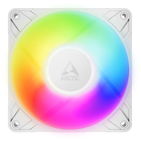 ARCTIC ACFAN00311A Freezer P12 Pro A-RGB (White), Ventilador, 12 cm, 131 m³/h, Blanco