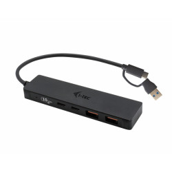 i-tec C31HUBMETAL2A2C Metal USB-A/USB-C HUB 2x USB 3.0 + 2x USB-C (10 Gbps), USB 3.2 Gen 1 (3.1 Gen 1) Type-C, USB 3.2 Gen 1 2