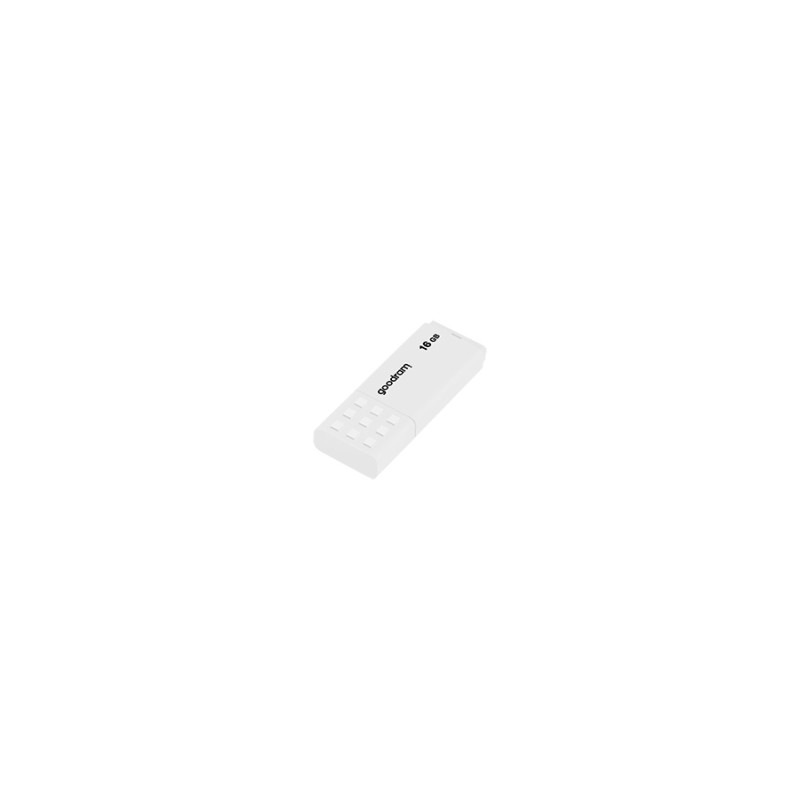 Goodram UME2-0160W0R11 UME2, 16 GB, USB tipo A, 2.0, 20 MB/s, Tapa, Blanco