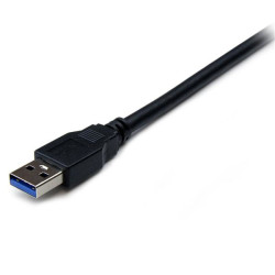 StarTech.com USB3SEXT2MBK Cable USB 3.0 de 2m Extensor Alargador - USB A Macho a Hembra, 2 m, USB A, USB A, USB 3.2 Gen 1 (3.1 2