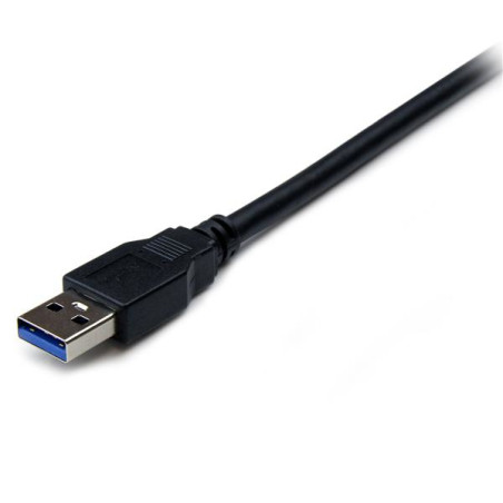 StarTech.com USB3SEXT2MBK Cable USB 3.0 de 2m Extensor Alargador - USB A Macho a Hembra, 2 m, USB A, USB A, USB 3.2 Gen 1 (3.1