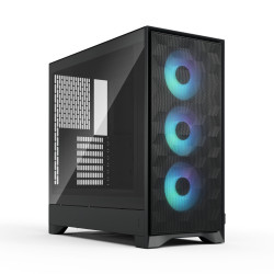 Fractal Design FD-C-POA2A-03 Pop 2 Air Black TG RGB, Midi Tower, PC, Negro, ATX, micro ATX, Mini-ITX, Acero, Juego