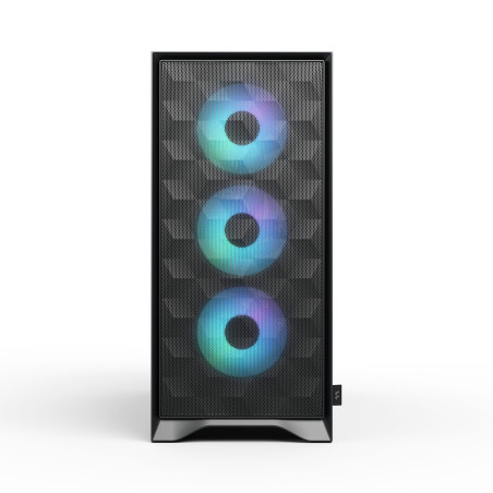 Fractal Design FD-C-POA2A-03 Pop 2 Air Black TG RGB, Midi Tower, PC, Negro, ATX, micro ATX, Mini-ITX, Acero, Juego