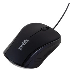 iggual IGG319024 Ratón óptico XS-KIDS-1600DPI negro, Ambidextro, Óptico, USB tipo A, 1600 DPI, Negro 2