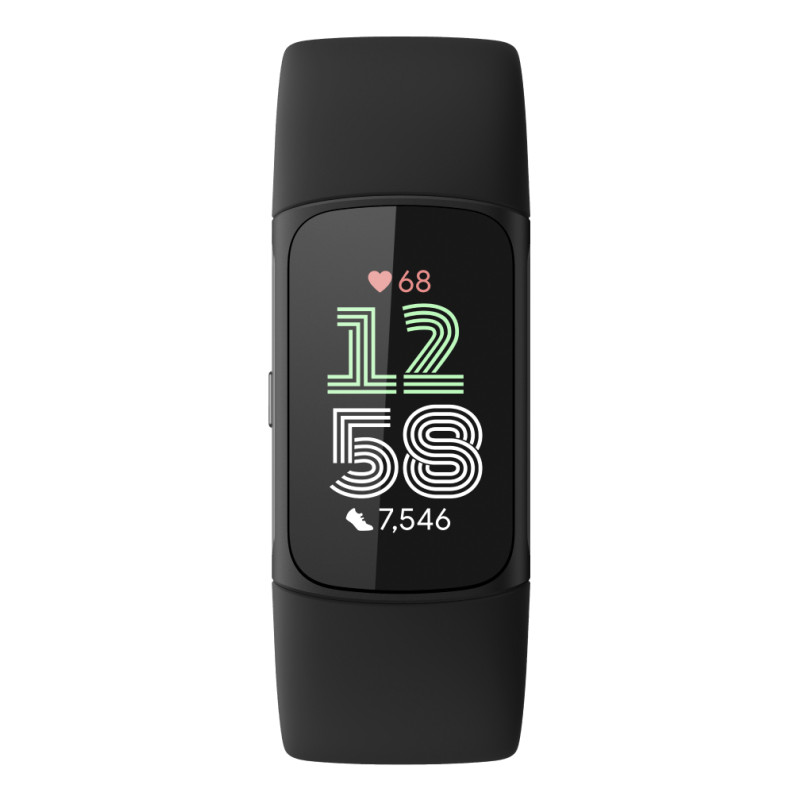 Fitbit GA05183-EU Charge 6, Pulsera de actividad, AMOLED, GPS (satélite), Comunicación de Campo Cercano (NFC), A prueba de
