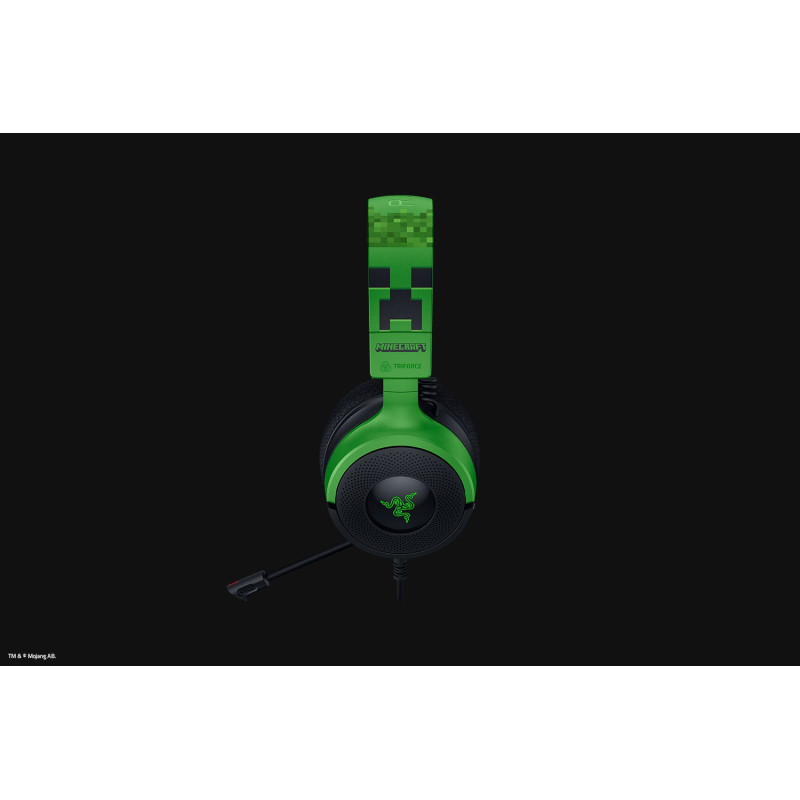 Razer RZ04-05180200-R3M1 Kraken V4 X, Alámbrico, Juego, 20 - 20000 Hz, 310 g, Auriculares, Negro, Verde