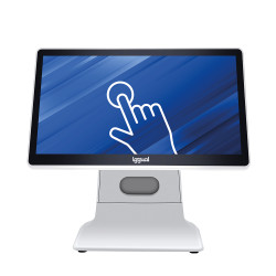 iggual IGG320167 TPV 15,6" 16:9 N100 4+128GB no SO blanco, 39,6 cm (15.6"), 1920 x 1080 Pixeles, LCD, 300 cd / m², Capacitiva, 2