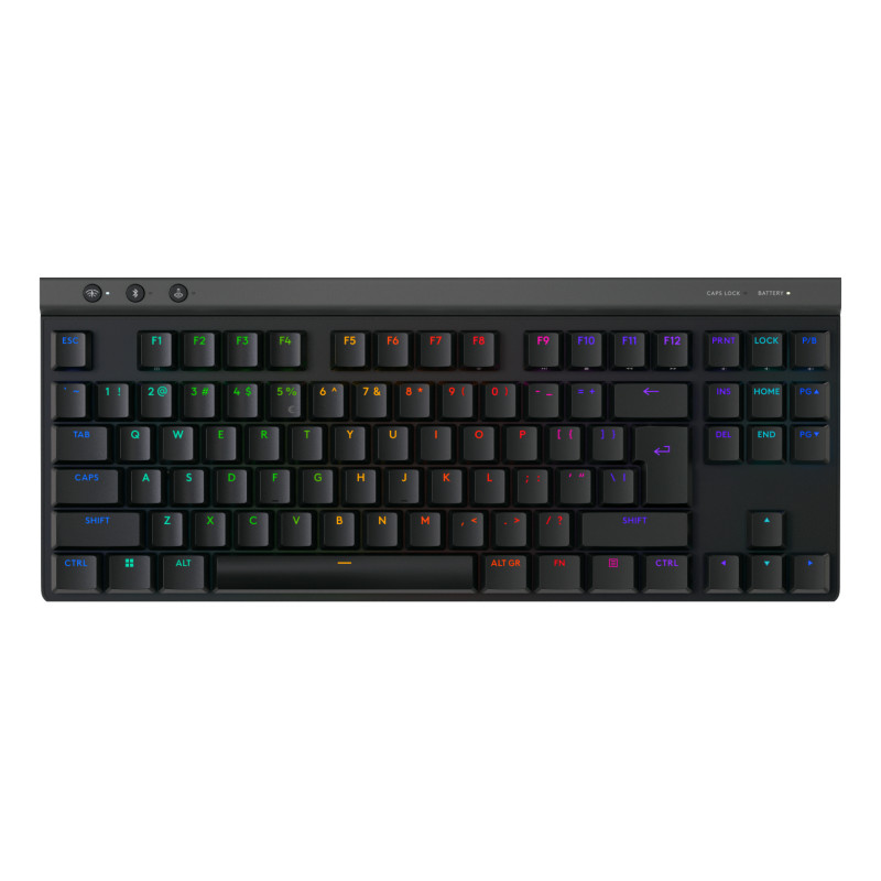 Logitech G 920-012538 G515 LIGHTSPEED TKL, Inalámbrico y alámbrico, RF Wireless + Bluetooth, Interruptor mecánico, QWERTY,