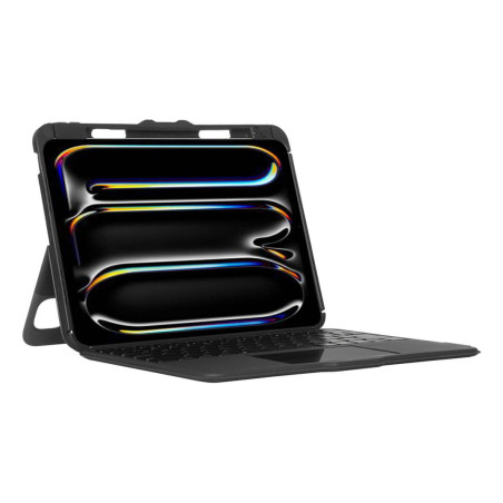Targus THZ988ES VersaVu, Español, Trackpad, Apple, iPad (M4) 13", Negro, Poliuretano termoplástico (TPU)