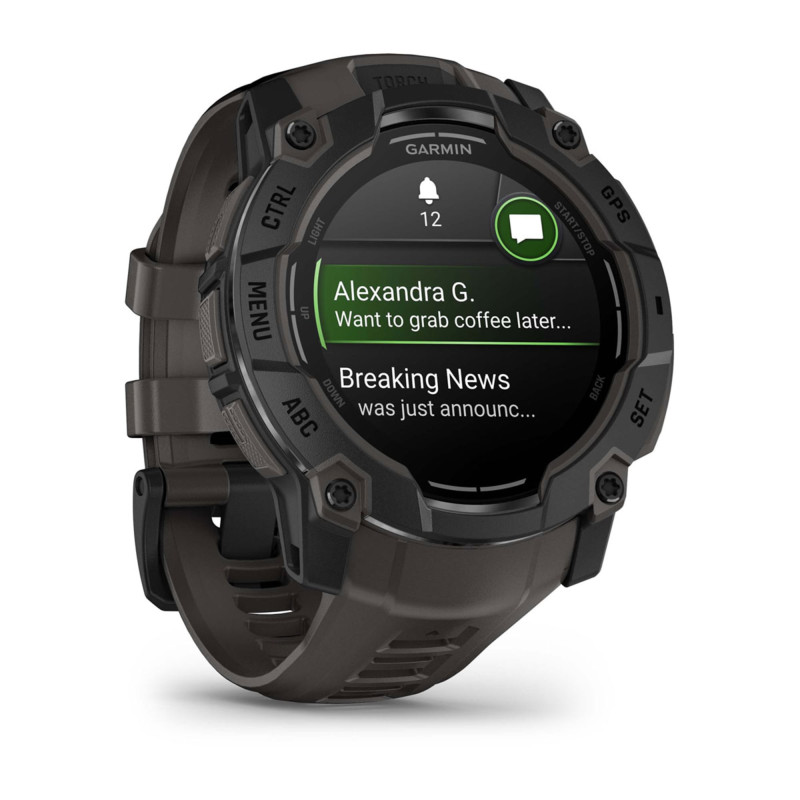 Garmin 010-03020-00 Instinct 3 AMOLED, 3,3 cm (1.3"), AMOLED, Pantalla táctil, 4 GB, GPS (satélite), 59 g