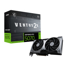 MSI GEFORCE RTX 5070 12G VENTUS 2X OC GeForce RTX 5070 12G VENTUS 2X OC, GeForce RTX 5070, 12 GB, GDDR7, 192 bit, 7680 x 4320