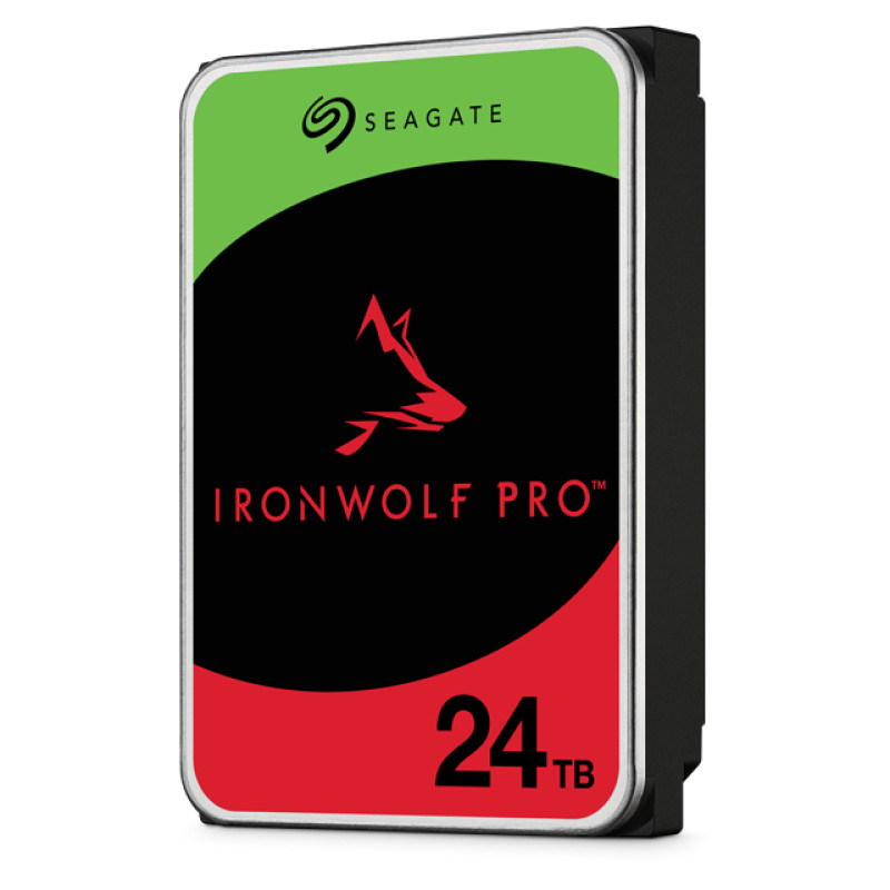Seagate ST24000NT002 IronWolf Pro ST24000NT002, 24 TB, 7200 RPM, 512 MB, 3.5", Serial ATA III