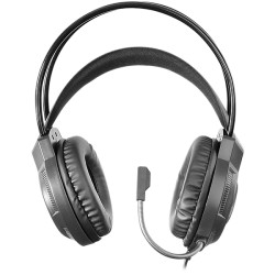 Mars Gaming MH124 MH124, Auriculares Gaming FRGB Rainbow, Diseño Ergonómico, Micrófono Flexible, Control de Volumen, Cascos