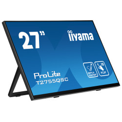 iiyama T2755QSC-B1 ProLite T2755QSC-B1, 68,6 cm (27"), 2560 x 1440 Pixeles, Quad HD, LCD, 5 ms, Negro