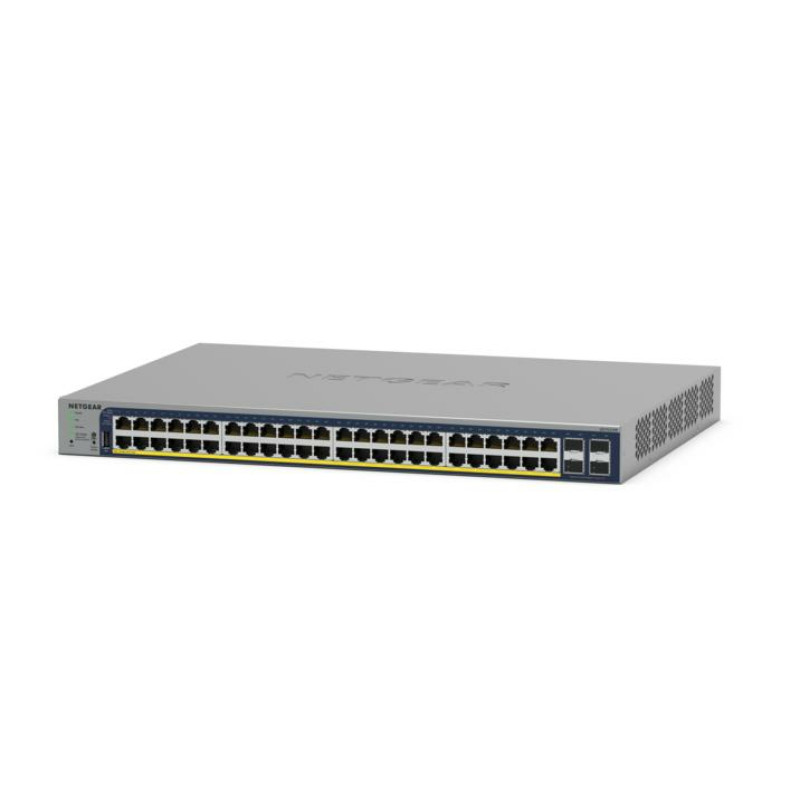 NETGEAR GS728TP-300EUS GS728TP, Gestionado, L2/L3/L4, Gigabit Ethernet (10/100/1000), Energía sobre Ethernet (PoE), Montaje en