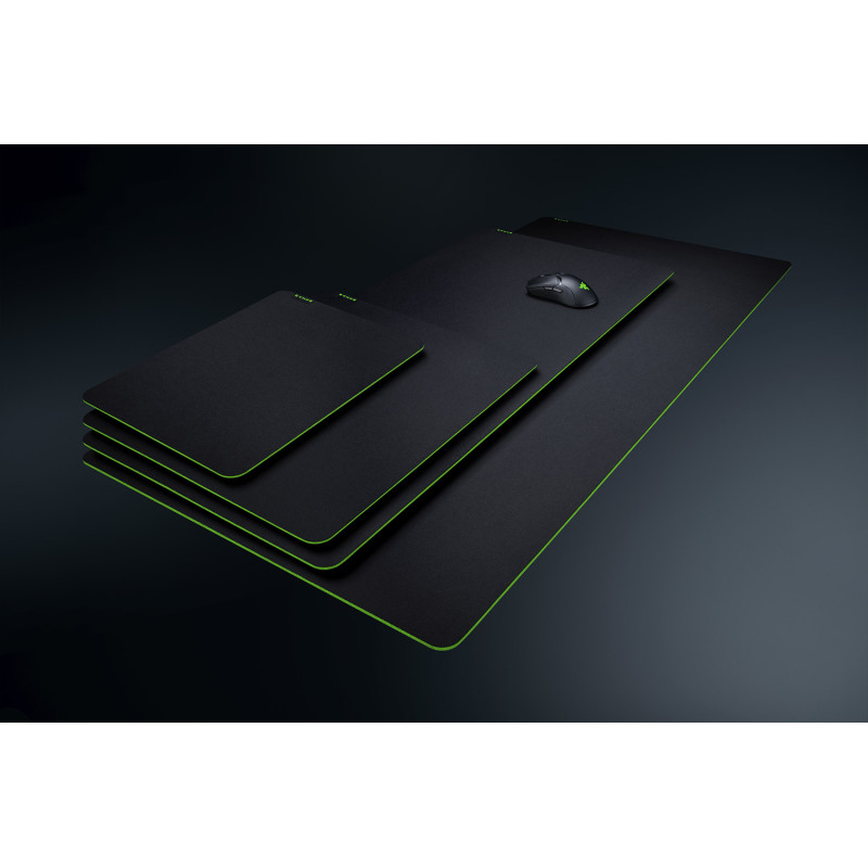 Razer RZ02-03330200-R3M1 Gigantus V2 - Medium, Negro, Verde, Monocromo, Caucho, Base antiderrapante, Alfombrilla de ratón para
