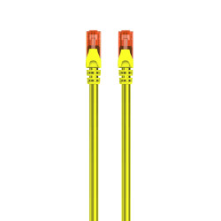 Ewent IM1011 IM1011, 1 m, Cat6, U/UTP (UTP), RJ-45, RJ-45, Amarillo
