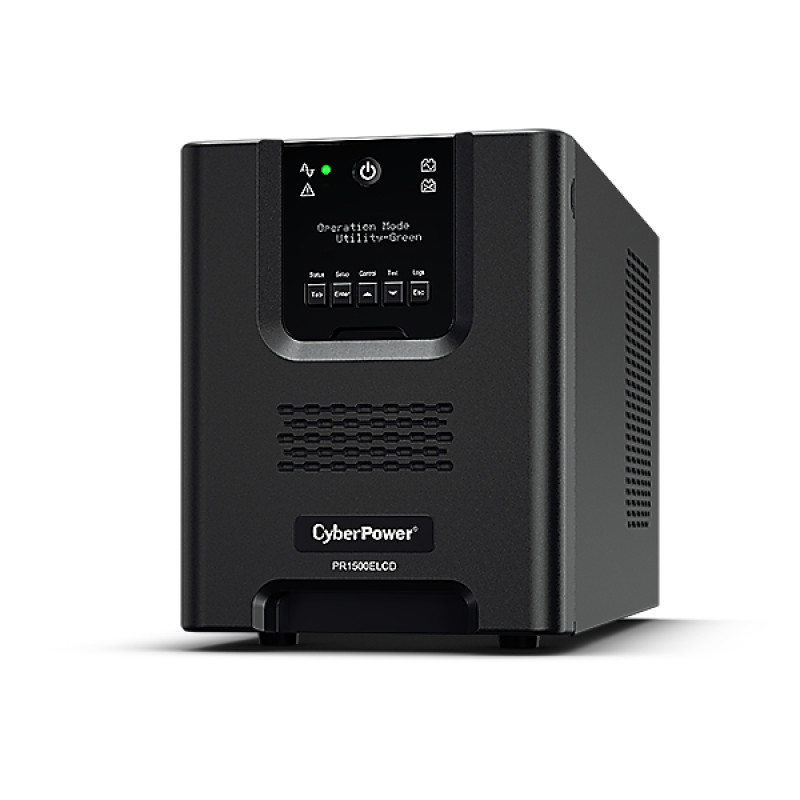 CyberPower PR1500ELCD PR1500ELCD, Línea interactiva, 1,5 kVA, 1350 W, Onda sinusoidal pura, 151 V, 301 V