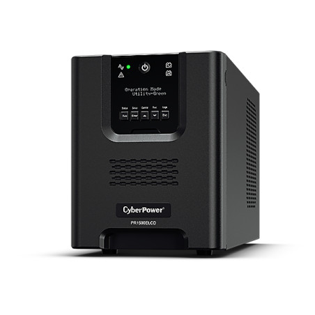 CyberPower PR1500ELCD PR1500ELCD, Línea interactiva, 1,5 kVA, 1350 W, Onda sinusoidal pura, 151 V, 301 V