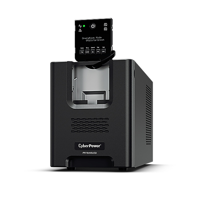 CyberPower PR1500ELCD PR1500ELCD, Línea interactiva, 1,5 kVA, 1350 W, Onda sinusoidal pura, 151 V, 301 V