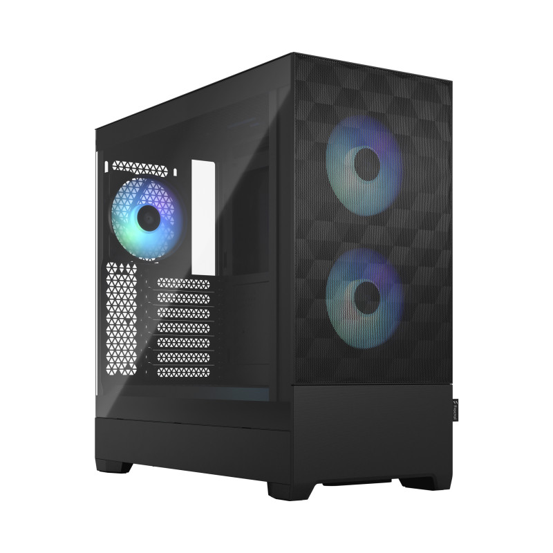 Fractal Design FD-C-POR1A-06 Pop Air, Torre, PC, Negro, ATX, micro ATX, Mini-ITX, Acero, Vidrio templado, Juego