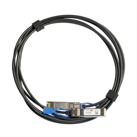 Mikrotik XS+DA0001 XS+DA0001, 1 m, SFP/SFP+/SFP28, SFP/SFP+/SFP28, Macho/Macho