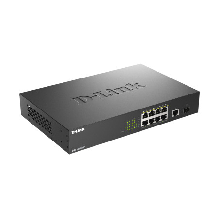 D-Link DGS-1010MP/E DGS-1010MP/E, No administrado, L2, Gigabit Ethernet (10/100/1000), Energía sobre Ethernet (PoE), Montaje