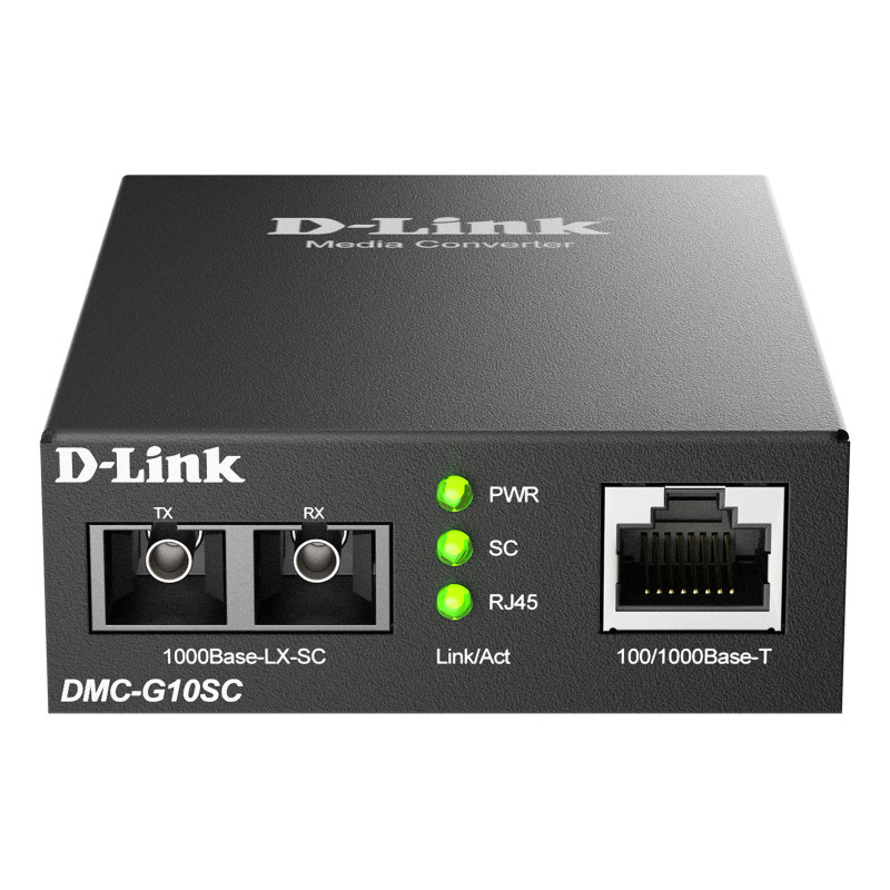 D-Link DMC-G10SC/E DMC-G10SC/E, 1000 Mbit/s, 10Base-T, 100Base-T, 1000Base-T, 1000Base-LX, IEEE 802.3, IEEE 802.3ab, IEEE