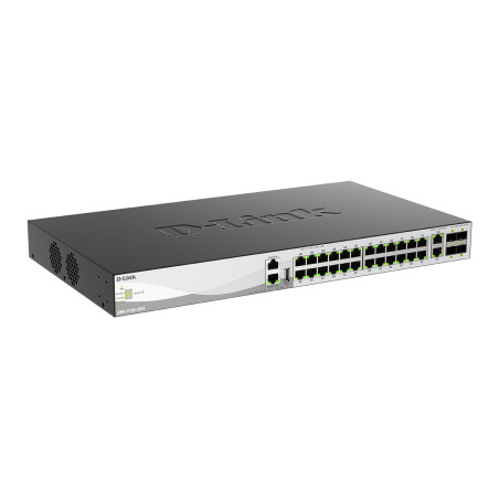 D-Link DMS-3130-30TS/E DMS-3130-30TS/E, Gestionado, L3, 10G Ethernet (100/1000/10000), Montaje en rack, Montaje en