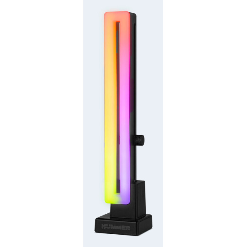 NOX NXHUMMERHVGAARGB H-VGA ARGB, Torre, Soporte para tarjeta gráfica, Plástico, Negro, Blanco, Azul, Verde, Rojo, Blanco,