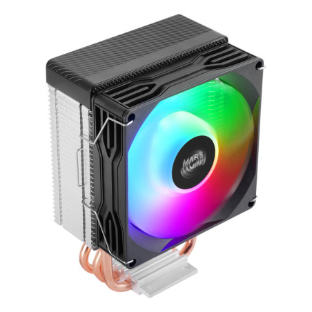 Mars Gaming MCPUX3 MCPU-X3, Refrigerador de aire, 9 cm, Negro