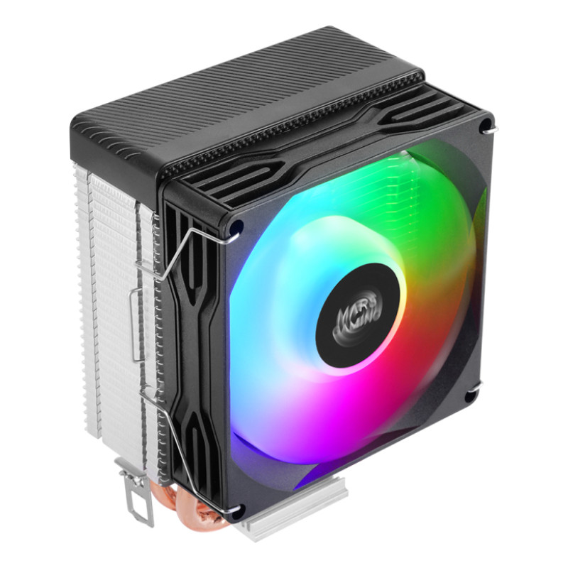 Mars Gaming MCPUX2 MCPU-X2, Refrigerador de aire, 9 cm, Negro