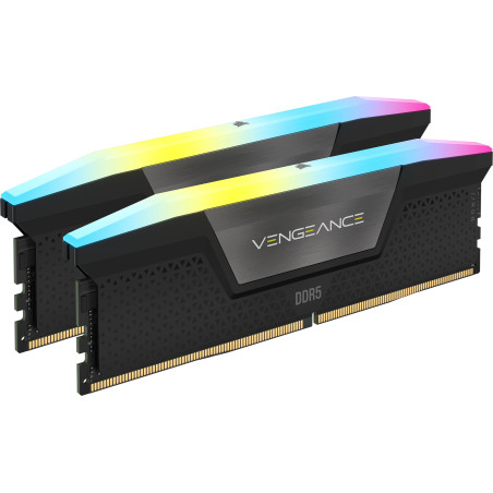 Corsair CMH16GX5M2B5200C40 Vengeance RGB , 16 GB, 2 x 8 GB, DDR5, 5200 MHz, 288-pin DIMM