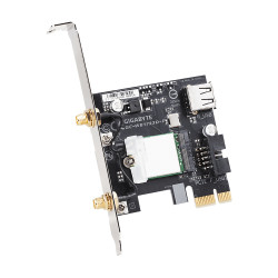 GIGABYTE GC-WB1733D-I GC-WB1733D-I, Interno, Inalámbrico, PCI Express, WLAN / Bluetooth, Wi-Fi 5 (802.11ac), 1733 Mbit/s 2