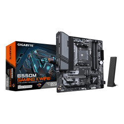 GIGABYTE B550M GAMING X WIFI6 B550M GAMING X WIFI6 Placa base - Procesadores AMD Ryzen 5000, VRM de 5+3 fases, hasta 3200 MHz