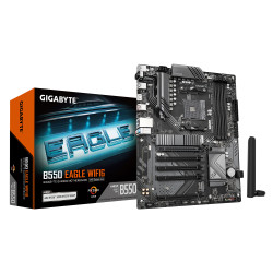 GIGABYTE B550 EAGLE WIFI6 B550 EAGLE WIFI6 Placa base - Procesadores AMD Ryzen serie 5000 G, VRM de 10+3+1 fases, hasta 3200