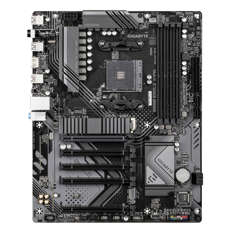 GIGABYTE B550 EAGLE WIFI6 B550 EAGLE WIFI6 Placa base - Procesadores AMD Ryzen serie 5000 G, VRM de 10+3+1 fases, hasta 3200