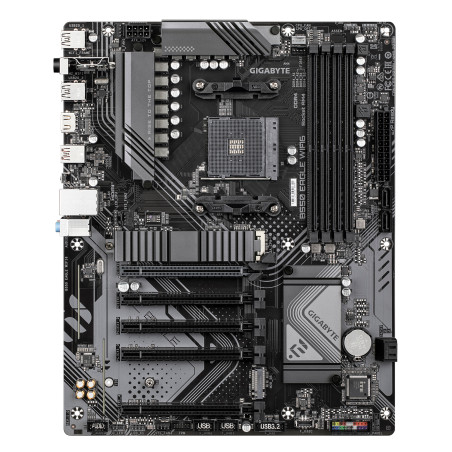 GIGABYTE B550 EAGLE WIFI6 B550 EAGLE WIFI6 Placa base - Procesadores AMD Ryzen serie 5000 G, VRM de 10+3+1 fases, hasta 3200