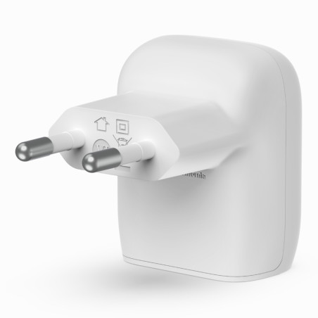 Belkin WCA006VFWH BoostCharge, Interior, Corriente alterna, Blanco