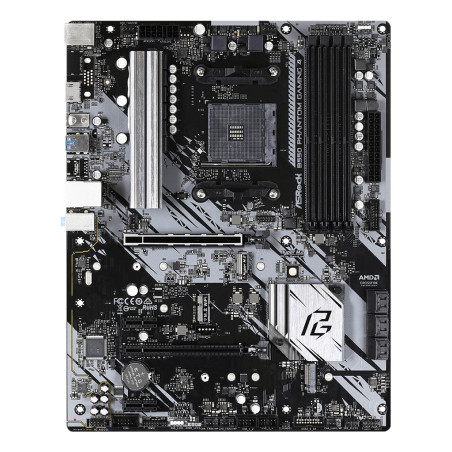 Asrock 90-MXBCY0-A0UAYZ B550 Phantom Gaming 4, AMD, Zócalo AM4, AMD Ryzen 3000 Series, DDR4-SDRAM, 128 GB, DIMM