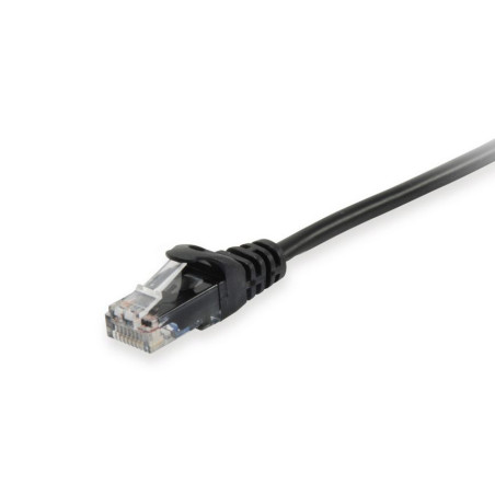Equip 603051 603051, 0,5 m, Cat6a, U/UTP (UTP), RJ-45, RJ-45, Negro