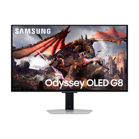 Samsung LS32DG802SUXEN G80SD, 81,3 cm (32"), 3840 x 2160 Pixeles, 4K Ultra HD, OLED, 0,03 ms, Plata