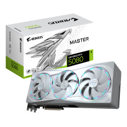 GIGABYTE GV-N5080AORUSM ICE-16GD AORUS GeForce RTX 5080 MASTER ICE 16G Tarjeta Gráfica - 16GB GDDR7, 256 bits, PCI-E 5.0,