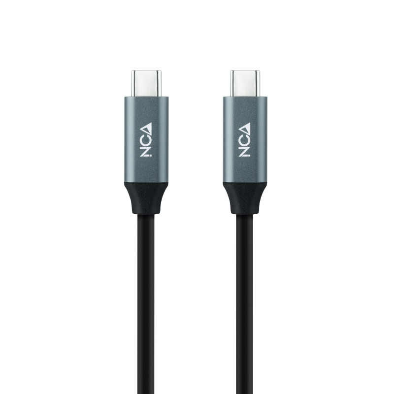 Nanocable 10.01.4300 10.01.4300, 0,5 m, USB C, USB C, USB4 Gen 2x2, 20 Gbit/s, Negro