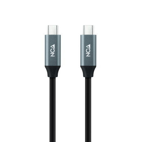 Nanocable 10.01.4300 10.01.4300, 0,5 m, USB C, USB C, USB4 Gen 2x2, 20 Gbit/s, Negro
