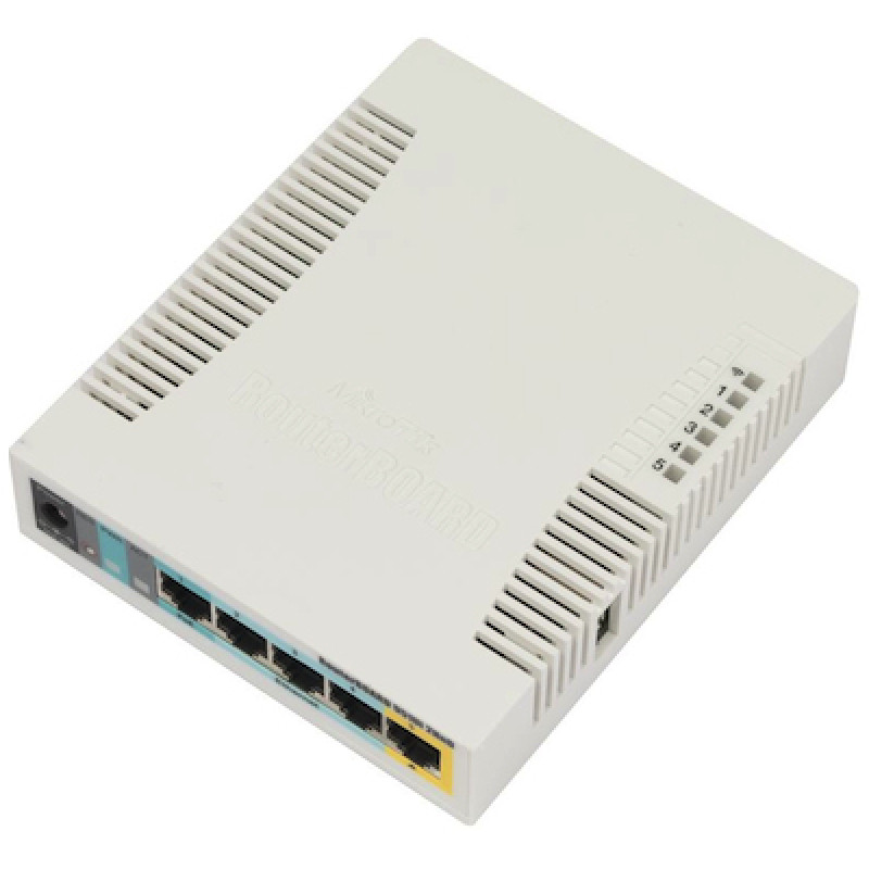 Mikrotik RB951UI-2HND RB951Ui-2HnD, 2,4 GHz, 10,100 Mbit/s